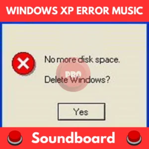 Windows XP error music soundboard