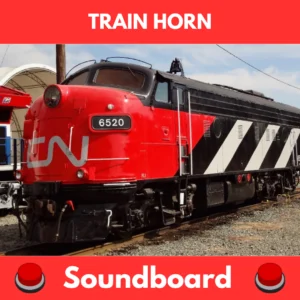 Train horn soundboard