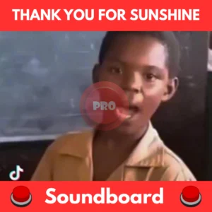 thank you for sunshine soundboard