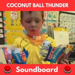 Coconut ball thunder soundboard